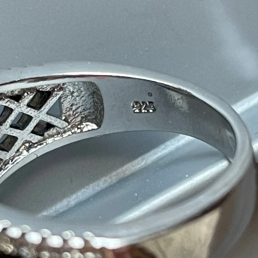Sterling 8 Corset Inspired Women's Ring - Picture 5 of 5